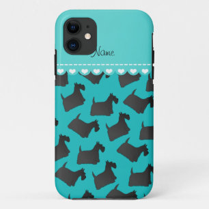 Capa Para iPhone Da Case-Mate Cães escoceses personalizados do terrier de