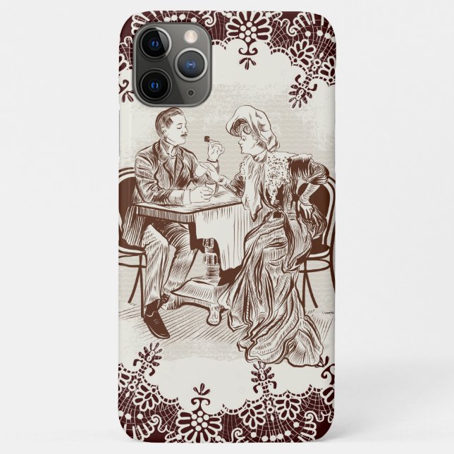 Capa Para iPhone Da Case-Mate café e amor (Verso)