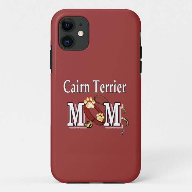 Capa Para iPhone Da Case-Mate Cairn Terrier Dog MOM (Verso)