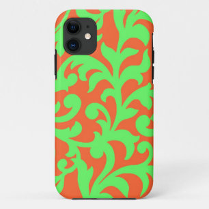 Capa Para iPhone Da Case-Mate Caixa alaranjada verde do iPhone 5 da case mate do