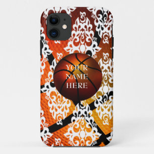 Capa Para iPhone Da Case-Mate Caixa branca de Iphone 5 do basquetebol do damasco