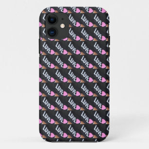 Capa Para iPhone Da Case-Mate caixa cor-de-rosa dos corações do amor