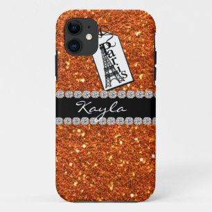 Capa Para iPhone Da Case-Mate Caixa CORAL do cristal BLING IPHONE 5 do tema de