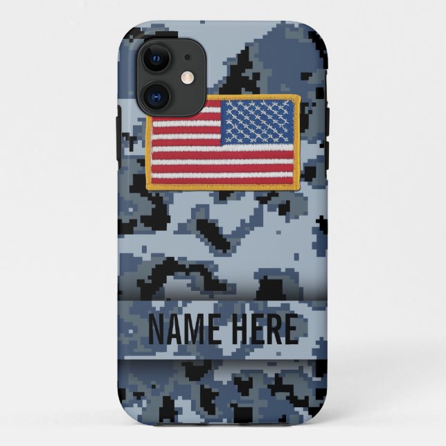 Capa Para iPhone Da Case-Mate Caixa da camuflagem de Digitas do estilo do (Verso)