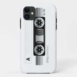 Capa Para iPhone Da Case-Mate Caixa das cinzas da etiqueta da cassete de banda