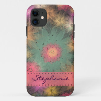 Capa Para iPhone Da Case-Mate Caixa floral abstrata personalizada do iPhone 5