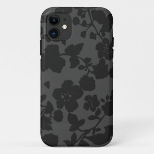 Capa Para iPhone Da Case-Mate Caixa floral preta do iPhone 5S