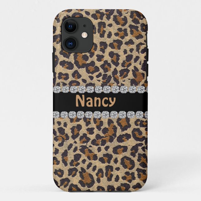 CAPA PARA iPhone DA Case-Mate CAIXA PERSONALIZADA CHITA DE BLING IPHONE 5 (Verso)