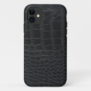 Capa Para iPhone Da Case-Mate Caixa preta do iPhone 5 da pele do jacaré