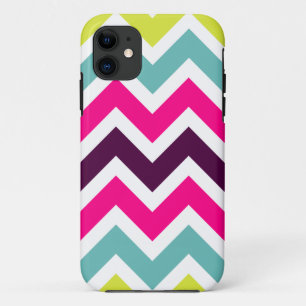 Capa Para iPhone Da Case-Mate Caixa retro colorida do iPhone 5 de Chevron das