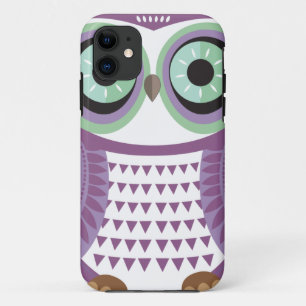 Capa Para iPhone Da Case-Mate Caixa roxa do iPhone 5 da coruja