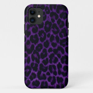 Capa Para iPhone Da Case-Mate Caixa roxa do iPhone 5 do impressão do leopardo
