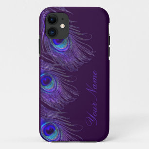 Capa Para iPhone Da Case-Mate caixa roxa do iphone 5 do pavão
