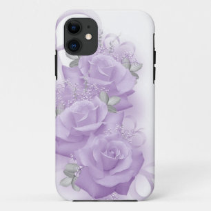 Capa Para iPhone Da Case-Mate Caixa roxa do iPhone 5 dos rosas