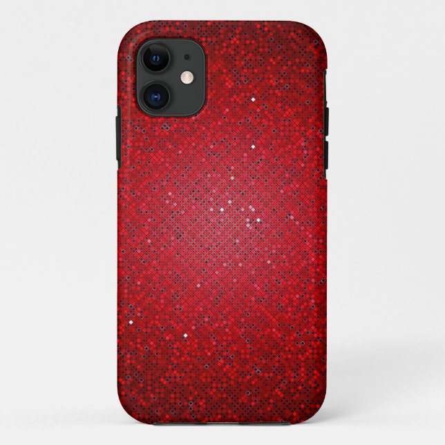 Capa Para iPhone Da Case-Mate Caixa vermelha de Tough™ do companheiro do iPhone (Verso)