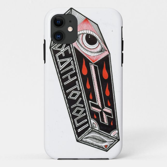 Capa Para iPhone Da Case-Mate caixão (Verso)