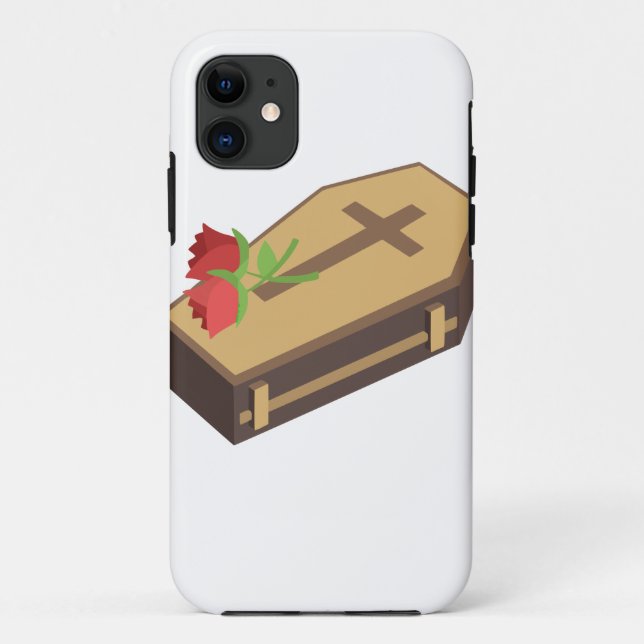 Capa Para iPhone Da Case-Mate caixão emojis (Verso)