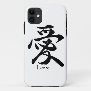 Capa Para iPhone Da Case-Mate Caligrafia chinesa japonesa do AMOR do símbolo do