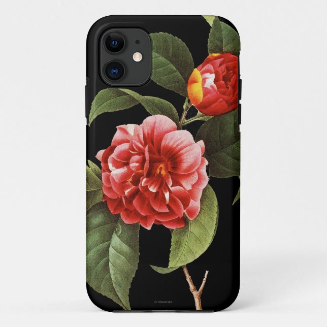 Capa Para iPhone Da Case-Mate Camélia vermelha, 1833 (Verso)
