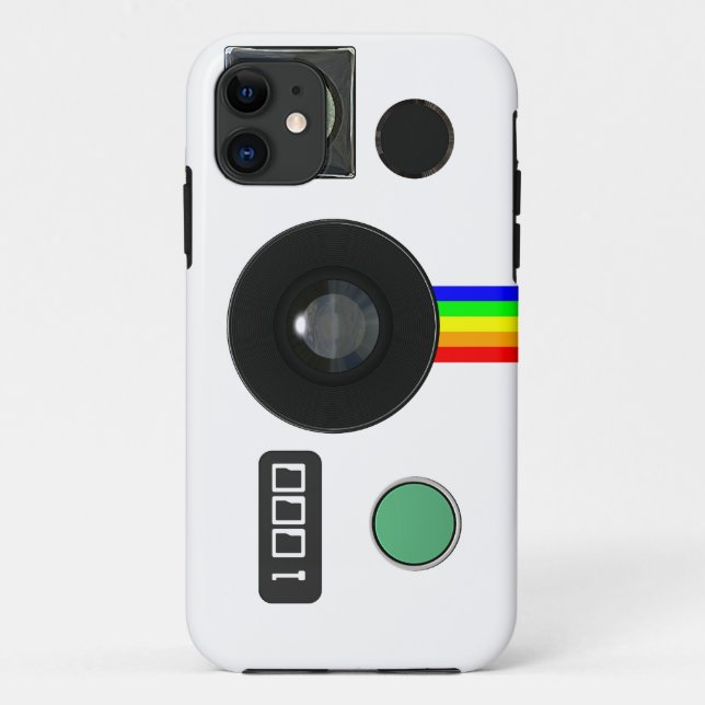 Capa Para iPhone Da Case-Mate Câmera imediata retro (Verso)
