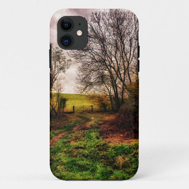 Capa Para iPhone Da Case-Mate Caminhada do campo (Verso)
