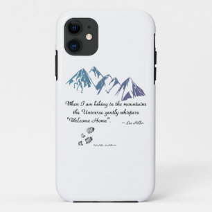 Capa Para iPhone Da Case-Mate Caminhando pelas montanhas O Universo sussurra Bem