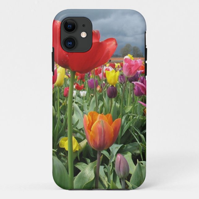 Capa Para iPhone Da Case-Mate Campo das tulipas (Verso)