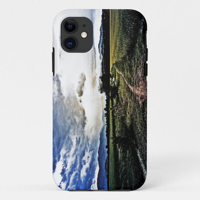 Capa Para iPhone Da Case-Mate Campos de arroz no caminho (Verso)