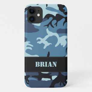 Capa Para iPhone Da Case-Mate Camuflagem Azul