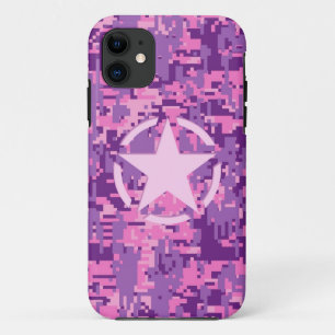 Capa Para iPhone Da Case-Mate Camuflagem Digital Girly Hot Pink