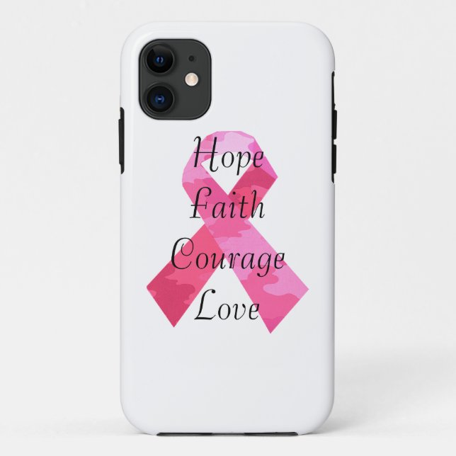 Capa Para iPhone Da Case-Mate Camuflagem Rosa Friso Faith iPhone 5 5S Caso (Verso)