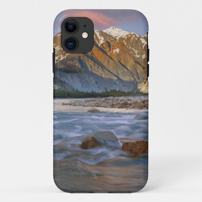 Capa Para iPhone Da Case-Mate Canadá, Colúmbia Britânica, Vale do Rio Alsek. (Verso)