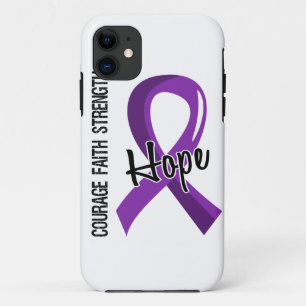 Capa Para iPhone Da Case-Mate Câncer de pâncreas da esperança 5 da fé da cor