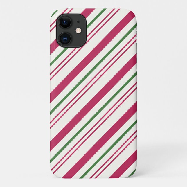 Capa Para iPhone Da Case-Mate Candy Cane de Natal (Verso)