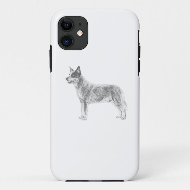 Capa Para iPhone Da Case-Mate Cão de Bovinos Australiano (Verso)