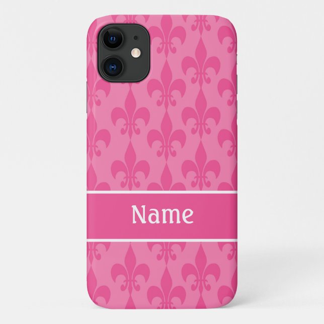 Capa Para iPhone Da Case-Mate Capa de iphone 4 feminino da flor de lis (Verso)