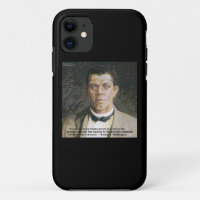 Capa de iPhone 5 com Citação de Booker T Washingto
