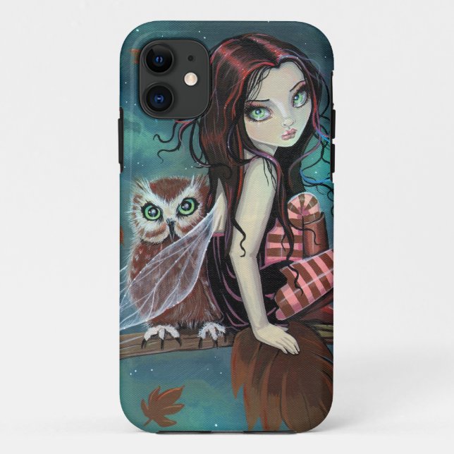 Capa Para iPhone Da Case-Mate Capa de iPhone Arte Fantasia Fada Gótica Fofa e Co (Verso)