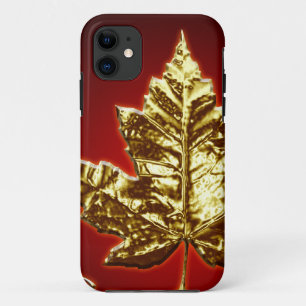 Capa Para iPhone Da Case-Mate Capa de iPhone Canadá Legal Folha do Canadá Dourad