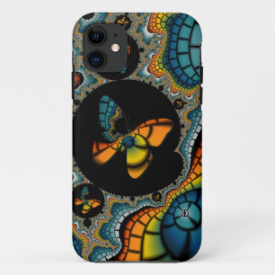 Capa Para iPhone Da Case-Mate Capa de iphone fractal de borboleta