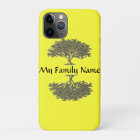 Capa de telefone - Árvore da família e nome