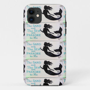 Capa Para iPhone Da Case-Mate capa de telefone da areia e da sereia do mar