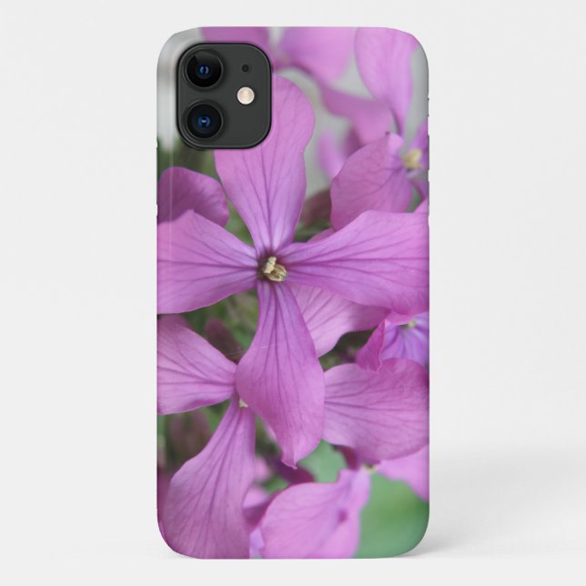 Capa Para iPhone Da Case-Mate Capa iphone 3 de flores silvestres roxas (Verso)