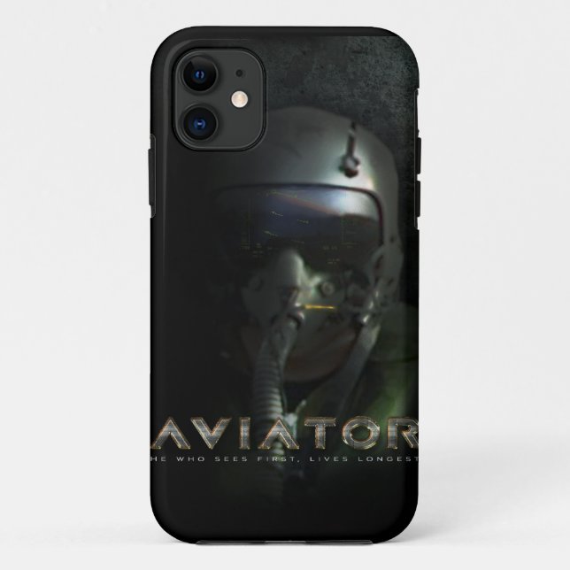 Capa Para iPhone Da Case-Mate Capacete de Hud do piloto de caça (Verso)