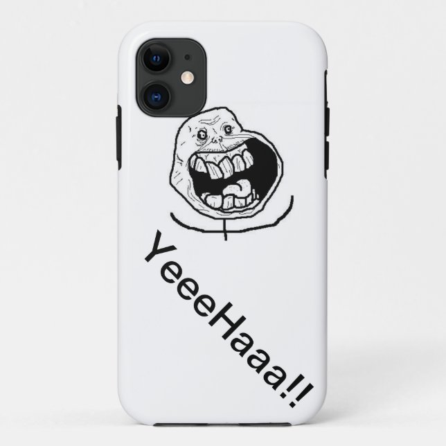 Capa Para iPhone Da Case-Mate Cara do troll - YeeHaa!! (Verso)