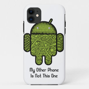 Capa Para iPhone Da Case-Mate Caráter de porta de bolhas para o robô Android™
