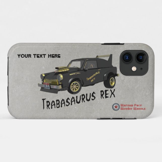 Capa Para iPhone Da Case-Mate Carro Trabant Alemão-Leste Personalizado (Verso (horizontal))