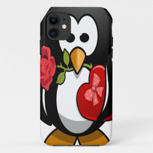 Capa Para iPhone Da Case-Mate Cartoon Engraçado Pinguim Dia de os namorados Boni