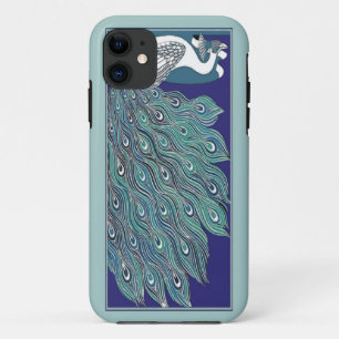 Capa Para iPhone Da Case-Mate Case mate do pavão iPhone5 de Nouveau da arte