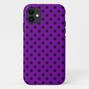 Capa Para iPhone Da Case-Mate Case mate preta roxa do iPhone 5 dos pontos de n